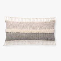 Online Designer Combined Living/Dining Grey and Natural Pillow