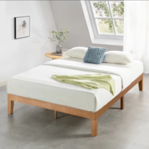 Online Designer Bedroom Harlow Solid Wood Platform Bed