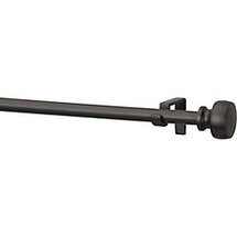 Online Designer Living Room  Rorke Black .75"dia.x120"–170" Curtain Rod Set