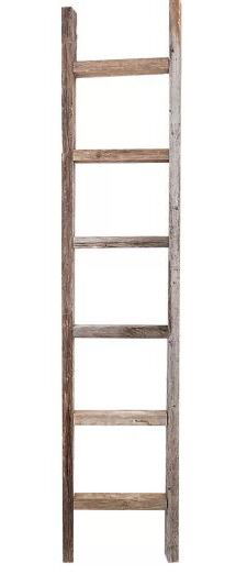 Online Designer Living Room Wood 6 ft. Decorative Ladder