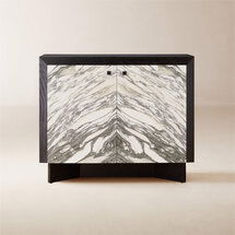 Online Designer Home/Small Office TAOS ARABESCATO MARBLE BAR CABINET