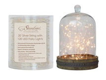 Online Designer Living Room 120 Light 20' LED Silver String Fairy Lights