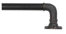 Online Designer Living Room Juli Industrial Single Curtain Rod & Hardware Set