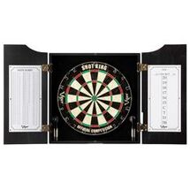 Online Designer Living Room Hudson All-in-One Bristle Dartboard and Cabinet Set with Darts