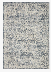 Online Designer Living Room THY-02 Ivory / Blue