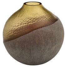 Online Designer Hallway/Entry Geode Vase | Amber | Stone Grey