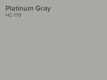 Online Designer Combined Living/Dining Ben® Waterborne Interior Paint - Eggshell Gallon Platinum Gray HC-179