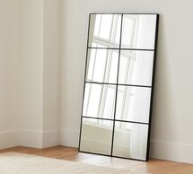 Online Designer Home/Small Office Hayes Paned Floor Mirror