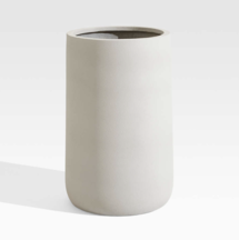 Online Designer Patio Saabira Taupe 23.25" Tall Indoor/Outdoor Planter