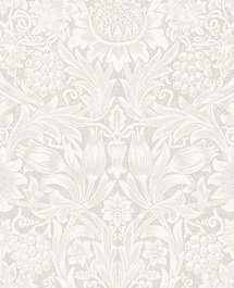 Online Designer Bedroom Morris & Co. x McGee & Co. Sunflower Porcelain Wallpaper