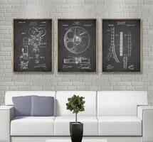 Online Designer Living Room Movie 3 poster set,