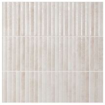 Online Designer Bathroom Curve Fluted White 6x12 3D Glossy Ceramic Tile