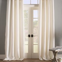 Online Designer Living Room Baillons Solid Blackout Thermal Grommet Curtain Panels