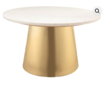 Online Designer Bedroom BLEEKER MARBLE COFFEE TABLE