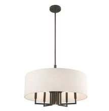 Online Designer Home/Small Office Paquette 6 - Light Shaded Drum Chandelier