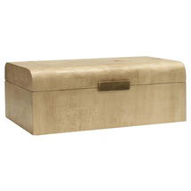 Online Designer Bedroom Worlds Away Mira Modern Brown Burl Wood Antique Brass Accent Decorative Box