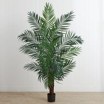 Online Designer Living Room Faux Potted Areca Palm Tree