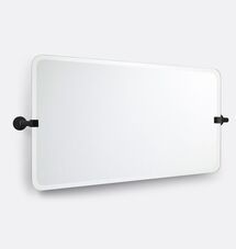 Online Designer Bathroom Rigdon Frameless Wide Rectangle Pivot Mirror