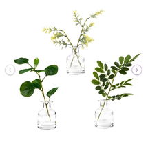 Online Designer Business/Office Faux Plants 11'' Faux Plant in Glass Pot (Set of 3)