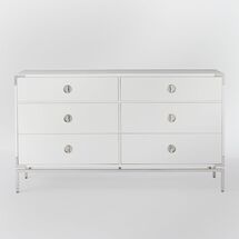 Online Designer Bedroom Malone Campaign 6-Drawer Dresser - White Lacquer
