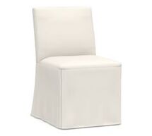 Online Designer Combined Living/Dining PB Comfort Square Slipcovered Dining