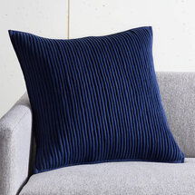 Online Designer Combined Living/Dining 20" SEQUENCE JERSEY NAVY PILLOW