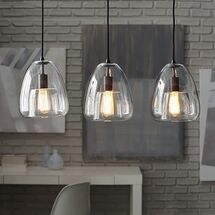 Online Designer Combined Living/Dining Duo Walled Chandelier - 3-Light