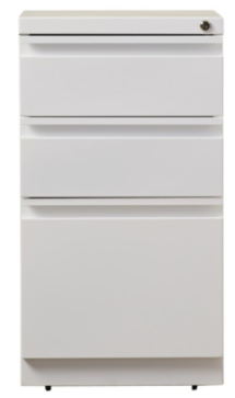 Online Designer Living Room Drew 3 Drawer Mobile Pedestal File Cabinet
