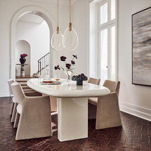 Online Designer Kitchen Foley Faux Mohair Grey Dining Armchair