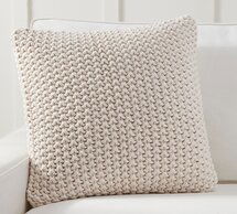 Online Designer Combined Living/Dining Bayside Seed Stitch Pillow