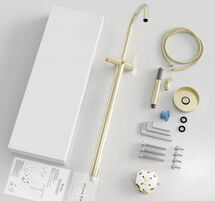 Online Designer Bathroom Modem Tub Filler with Diverter and Handshower