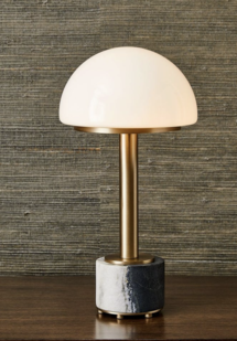 Online Designer Bedroom Mushroom Mini Lamp - Panda Marble