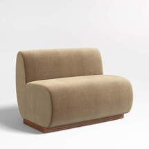 Online Designer Kitchen Leandro Ochre Brown Dining Banquette Bench