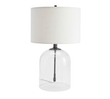 Online Designer Living Room Aria Glass Dome Table Lamp