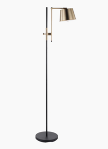 Online Designer Bedroom Carlson 72'' Antique Brass Task Floor Lamp