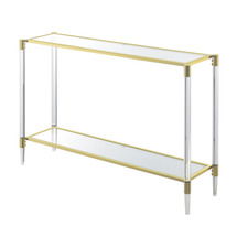 Online Designer Hallway/Entry Carolina 44.25" Acrylic Glass Console Table