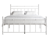 Online Designer Bedroom Ashik Metal Spindle Bed