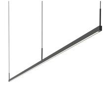 Online Designer Kitchen SONNEMAN THIN-LINE 8' TWO-SIDED LED PENDANT IN SATIN BLACK