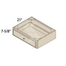 Online Designer Kitchen   VDD30 - Shaker II Maple Bright White Vanity Desk Drawer (1 Drawer)