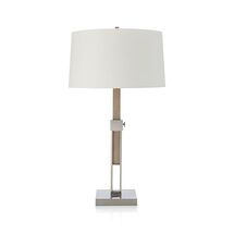 Online Designer Living Room Denley Nickel Table Lamp