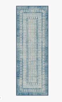 Online Designer Living Room Cyrus Ocean & Ivory Rug