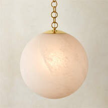 Online Designer Living Room https://www.cb2.com/moon-globe-pendant-light-with-brass-chain-14-by-kara-mann/s314081