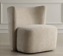 Online Designer Bedroom Outlook Light Sand Swivel Chair