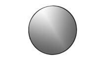 Online Designer Combined Living/Dining SHADOW CIRCLE WALL MIRROR 32.5"