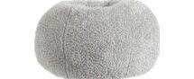 Online Designer Combined Living/Dining Gray Cozy Sherpa Anywhere Beanbag™