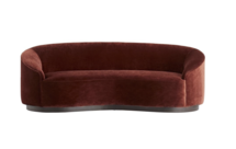 Online Designer Combined Living/Dining TURNER SMALL SOFA PAPRIKA VELVET