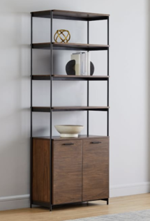 Online Designer Living Room Foundry Wide Bookcase