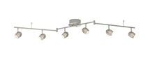 Online Designer Bedroom Pro Track® Zephyr 6-Light Satin Nickel LED Track Kit Fixture