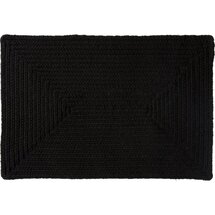 Online Designer Living Room BORDERLINE BLACK DOORMAT 2'X3'