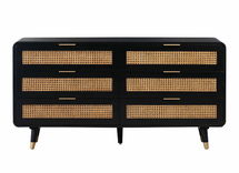 Online Designer Bedroom CHRISTINE 6 DRAWER DRESSER